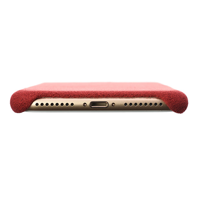 Ultrasuede(R) Air jacket for iPhone8 Plus/7 Plus (Red)